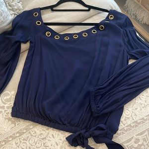 Lovers + Friends cropped blouse